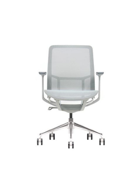 SILLA OFICINA GAMA SENSE ELEGANCE GRIS CROMAD