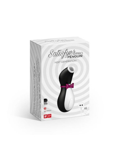 SUCCIONADOR DE CLÍTORIS PRO PENGUIN NEXT GEN NEGRO SATISFYER