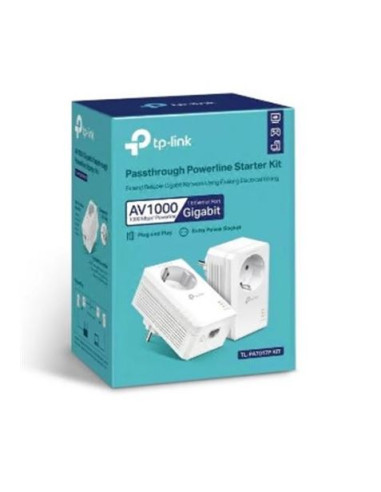 ADAPTADOR POWERLINE TP-LINK TL-PA7017P KIT AV1000 1000MBPS/ALCANCE 300M