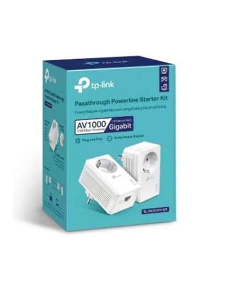 ADAPTADOR POWERLINE TP-LINK TL-PA7017P KIT AV1000 1000MBPS/ALCANCE 300M