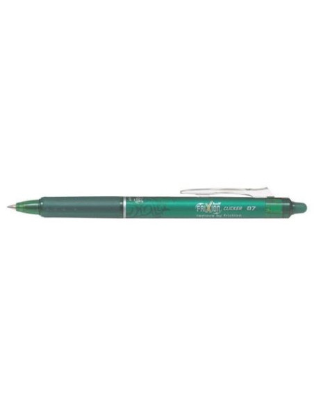 BOLIGRAFO DE GEL BORRABLE RETRACTIL PUNTA 0.7MM VERDE PILOT