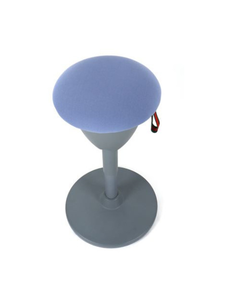 TABURETE MULTIUSOS BALANCIN DESIGN AZUL CLARO CROMAD