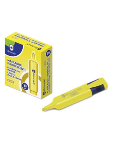MARCADOR FLUERESCENTE AMARILLO PUNTA BISELADA BISMARK