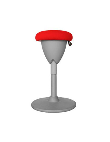 TABURETE MULTIUSOS BALANCIN DESIGN ROJO CROMAD