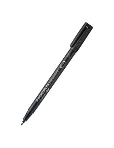 ROTULADOR PERMANENTE PUNTA F 0.6MM - LUMOCOLOR SUPERFINO - 318 - NEGRO