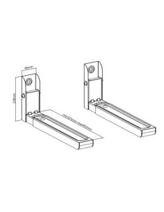 SOPORTE PARA MICROONDAS / HORNOS CROMAD 2