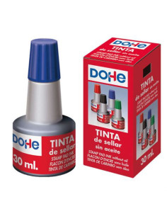 TINTA PARA TAMPONES Y SELLOS 30ML AZUL DOHE