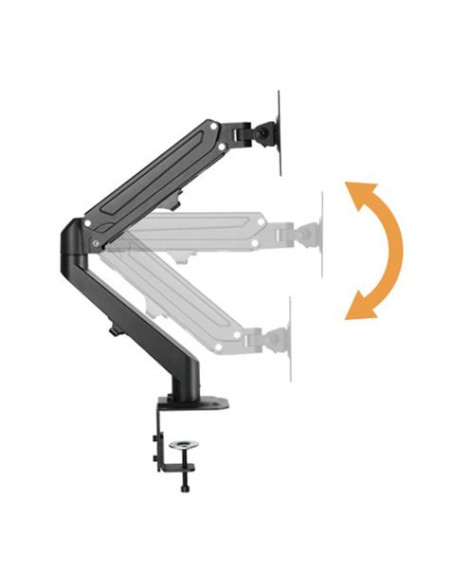 SOPORTE DE MESA 1 MONITOR 17-27 CON PISTON DE GAS CROMAD