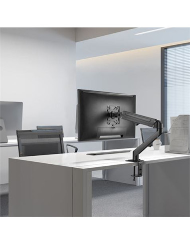 SOPORTE DE MESA 1 MONITOR 17-27 CON PISTON DE GAS CROMAD