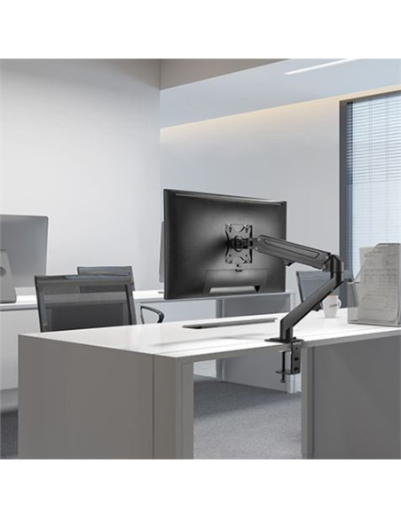 SOPORTE DE MESA 1 MONITOR 17-27 CON PISTON DE GAS CROMAD