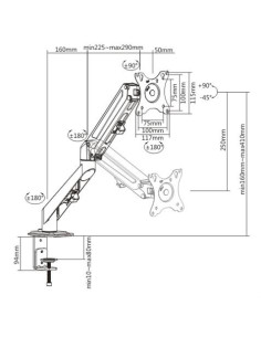 SOPORTE ELEVADOR PORTATIL HASTA 17.3 ALUMINIO C153 XO 2