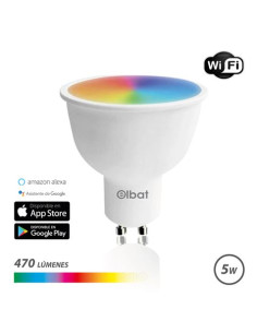 BOMBILLA LED SMART WIFI GU10 5W 470LM RGB ELBAT