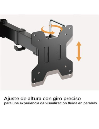 SOPORTE DE MESA 1 MONITOR 17-32 CROMAD