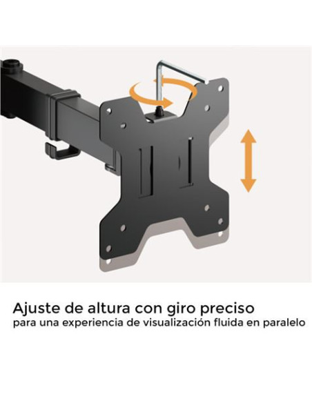 SOPORTE DE MESA 1 MONITOR 17-32 CROMAD