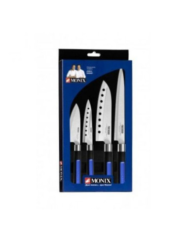 PACK 4 CUCHILLOS JAPONESES MONIX SOLID PLUS