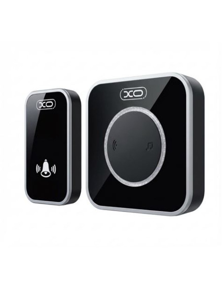 TIMBRE INALAMBRICO CON LEDS SF11 NEGRO XO
