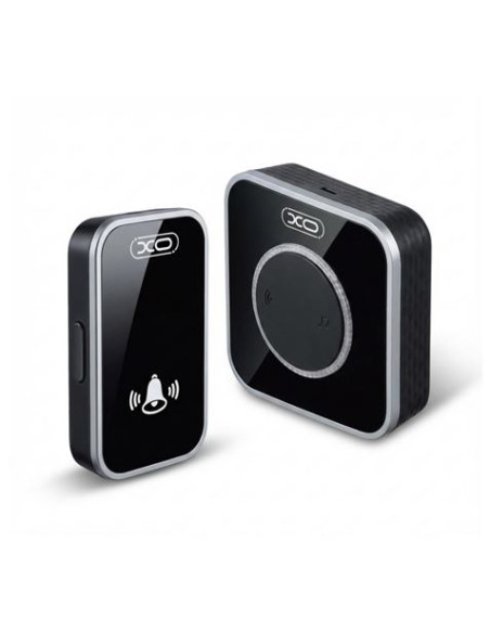 TIMBRE INALAMBRICO CON LEDS SF11 NEGRO XO