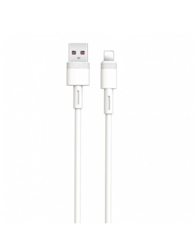 CABLE NBQ166 CARGA RAPIDA USB - LIGHTNING | 5A | 1 METRO | BLANCO XO
