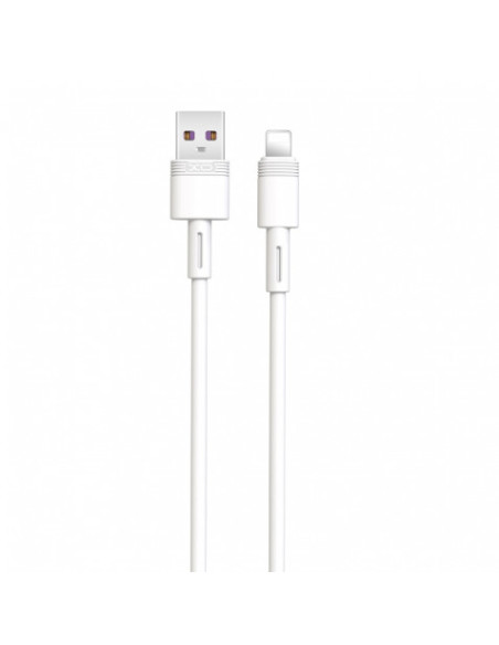 CABLE NBQ166 CARGA RAPIDA USB - LIGHTNING | 5A | 1 METRO | BLANCO XO