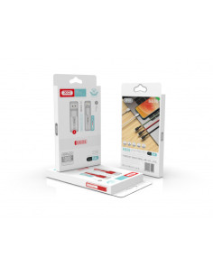 CABLE NBQ166 CARGA RAPIDA USB - LIGHTNING | 5A | 1 METRO | BLANCO XO 2