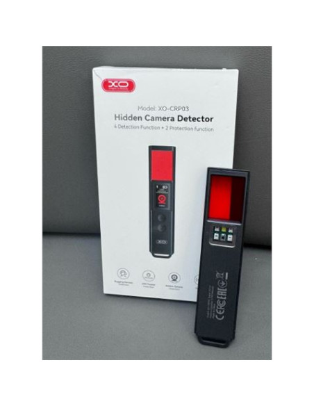 DETECTOR DE CAMARAS Y MICROFONOS OCULTOS CRP03 XO