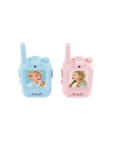 PACK 2 WALKIES TALKIES INFANTILES CON CAMARA AZUL/ROSA DJJ02 XO 2