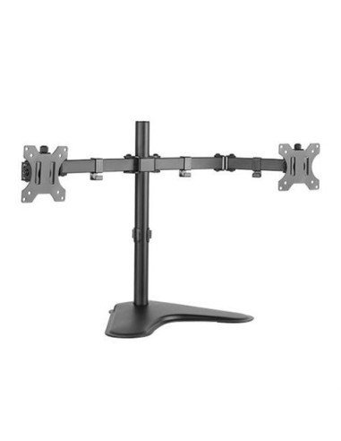 SOPORTE DE MESA CON BASE PARA 2 MONITORES 13-32 CROMAD