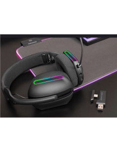 AURICULARES BLUETOOTH 5.3 GAMING ARGB 7.1 MHWPRO MARS GAMING 2