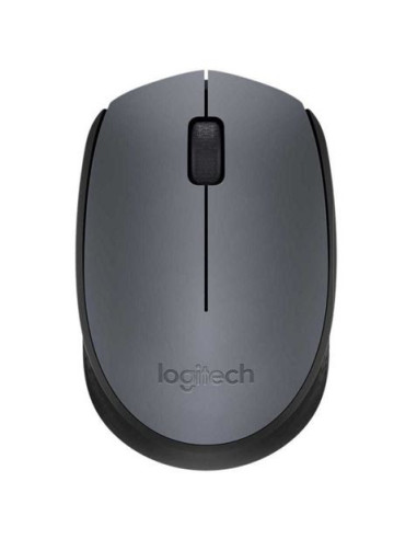 RATON INALÁMBRICO LOGITECH M170 NEGRO/GRIS - 2.4GHZ - NANO RECEPTOR USB