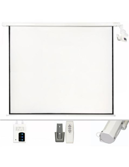 PANTALLA PROYECCION MOTORIZADA 2 X 2MTR CROMAD