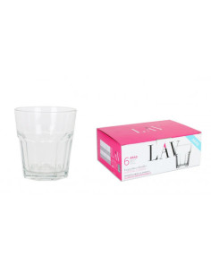 SET 6 VASOS AGUA 305CC ARAS