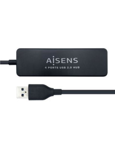 HUB USB 2.0 4 PUERTOS AISENS A104-0402 2