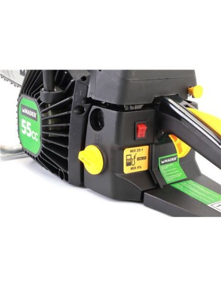 MOTOSIERRA DE GASOLINA 55 CC, 500MM MADER