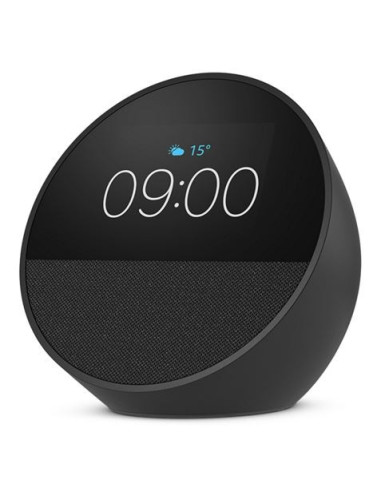 ALTAVOZ INTELIGENTE AMAZON ALEXA ECHO SPOT NEGRO