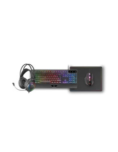 PACK GAMING 4EN1 TECLADO H-MECH | RATON RGB | AURICULARES | ALFOMBRILLA 2