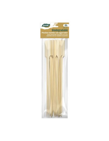 SET 20 PINCHO BAMBU AGARRADOR 240MM ALGON