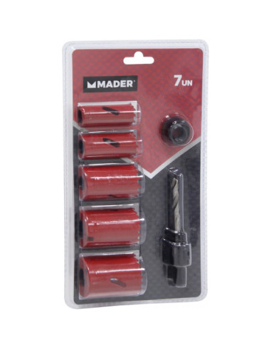 JUEGO 7 PCS CORONAS BI-METAL MADER