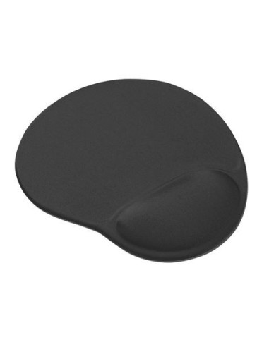 ALFOMBRILLA CON REPOSAMUÑECAS GEL NEGRO CROMAD