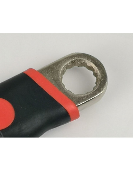 LLAVE INGLESA AJUSTABLE 12\" MANGO GOMA MADER
