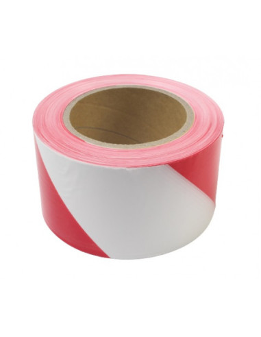 CINTA DE SEÑALIZACION ROJO-BLANCO 250Mtrs.X7Cm. MADER