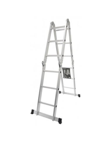 ESCALERA ALUMINIO ARTICULADA 3X4 MADER
