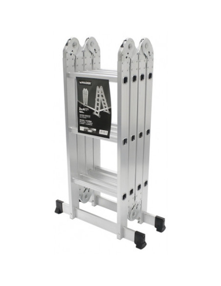 ESCALERA ALUMINIO ARTICULADA 3X4 MADER