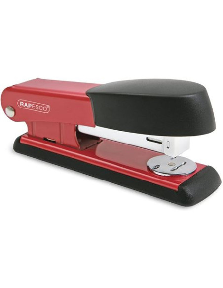 GRAPADORA SOBREMESA METALICA 25 HOJAS ROJA RAPESCO