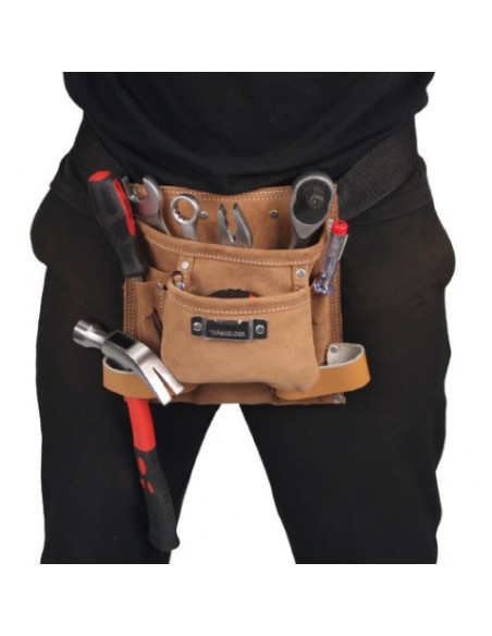 CINTURON PARA HERRAMIENTAS 1 BOLSA 5 DIV. SAURIUM
