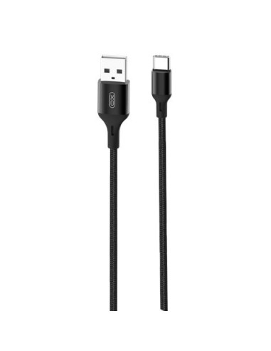 CABLE NB143 CORDON USB - TIPO C | 2.4A | 2 MTR | NEGRO XO