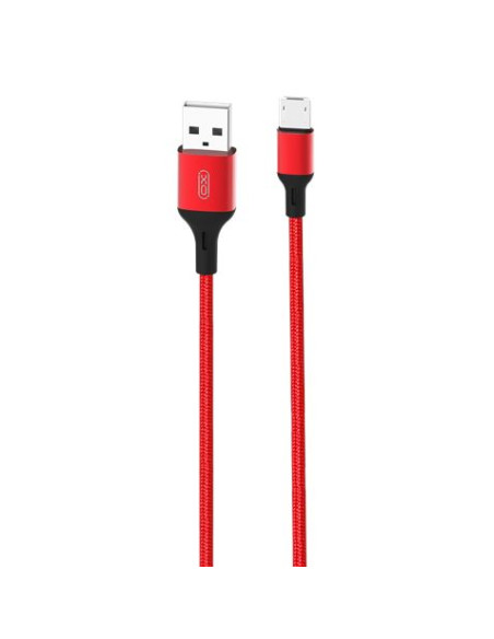 CABLE NB143 CORDON USB - MICRO USB | 2.4A | 1 MTR | ROJO XO