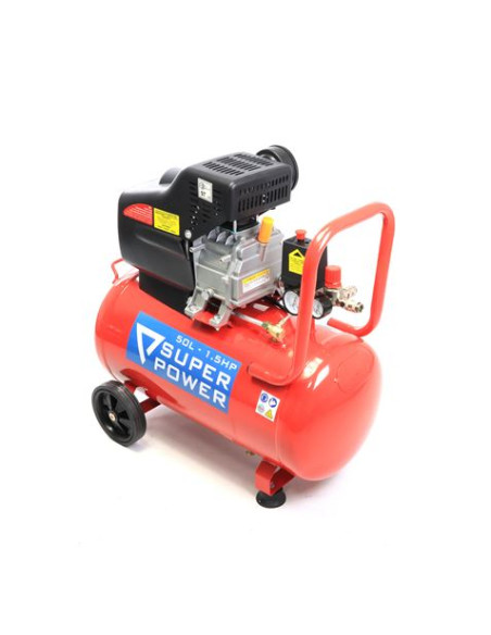 COMPRESOR DE AIRE 50 LITROS 1.5HP SUPER POWER