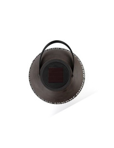 FAROL SOLAR LED REDONDO EXTERIOR MARRON 3000K 2