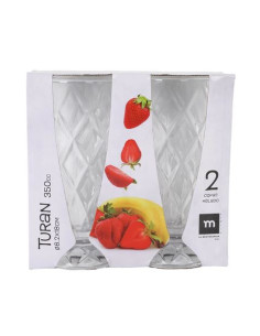 SET 2 COPAS HELADO 350CC TURAN LA MEDITERRANEA 2