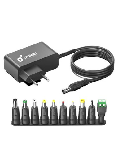 CARGADOR UNIVERSAL AUTOMÁTICO 24W | 11 PUNTAS CROMAD